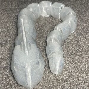 White/Clear Onix Pokémon 3D Fidget